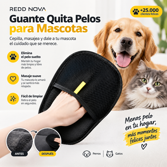 Guante Quita Pelos Mascotas